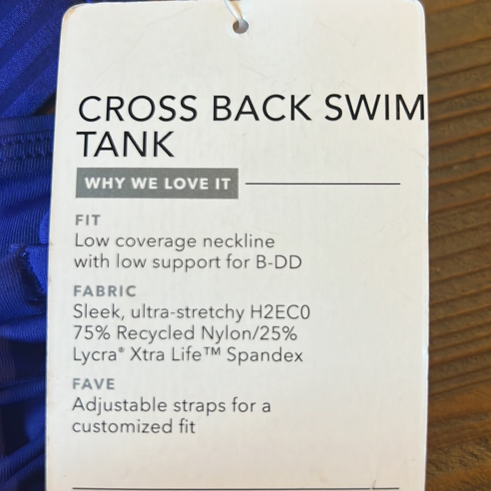 Athleta NEW Cross Back Swim Tank & Bikini Bottom Set - Picture 6 of 9